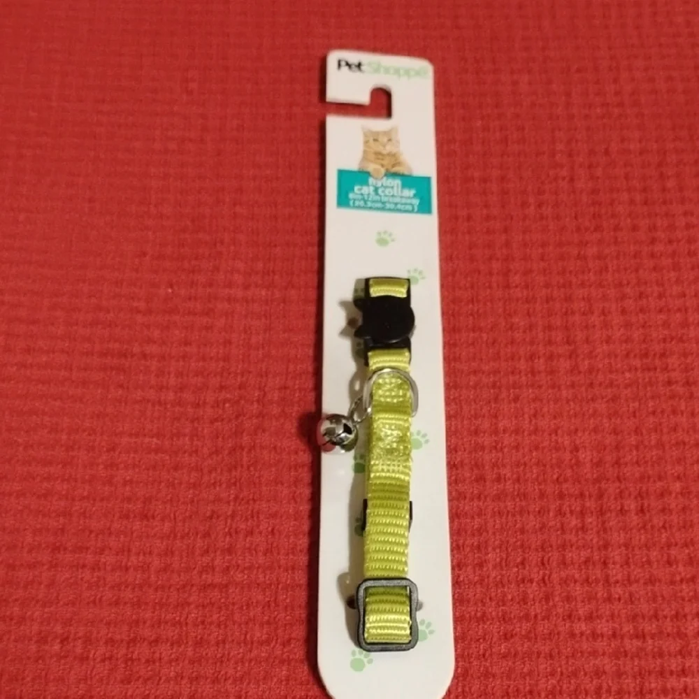 🐾 PetShoppe Nylon Cat Collar with Bell 🐾